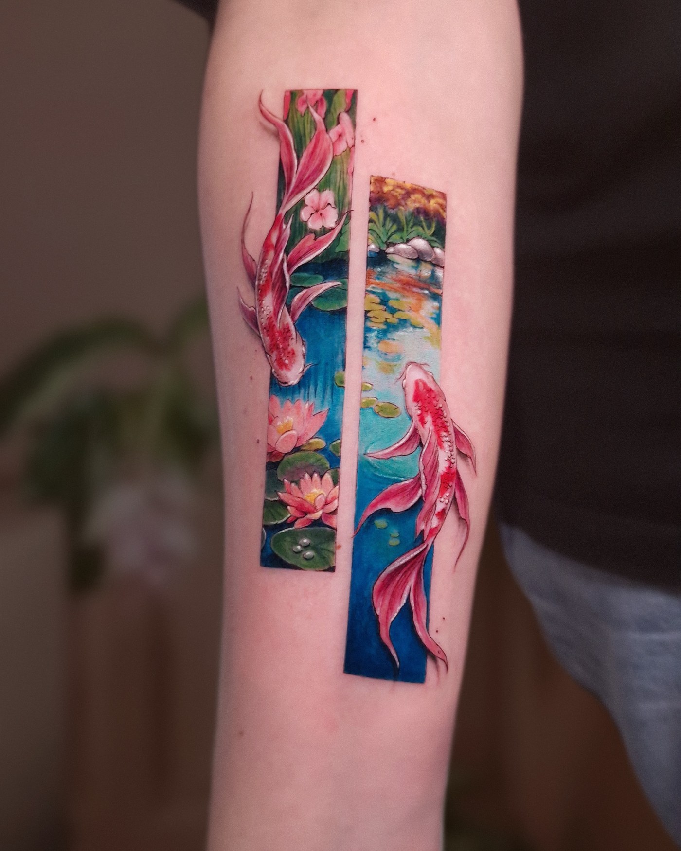 Full colour tattoo by Barbara Corbucci